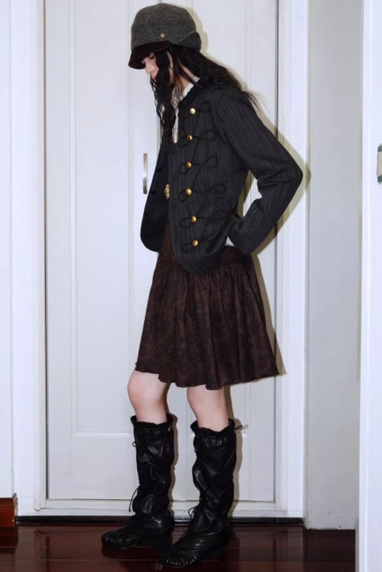 Vintage Suede Sleeveless Dress