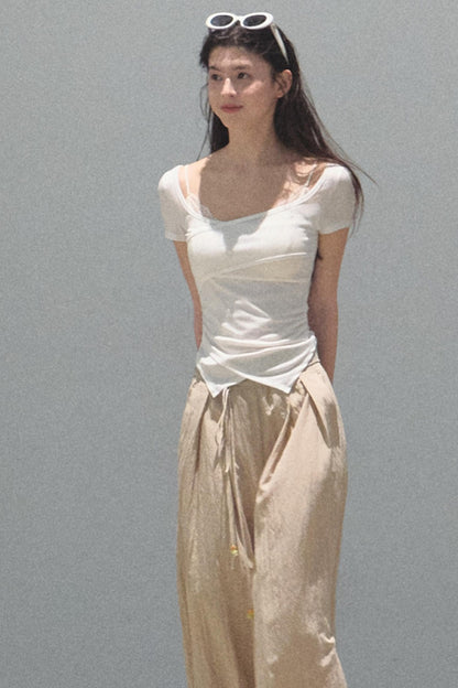 Dewy Square Neck T-Shirt