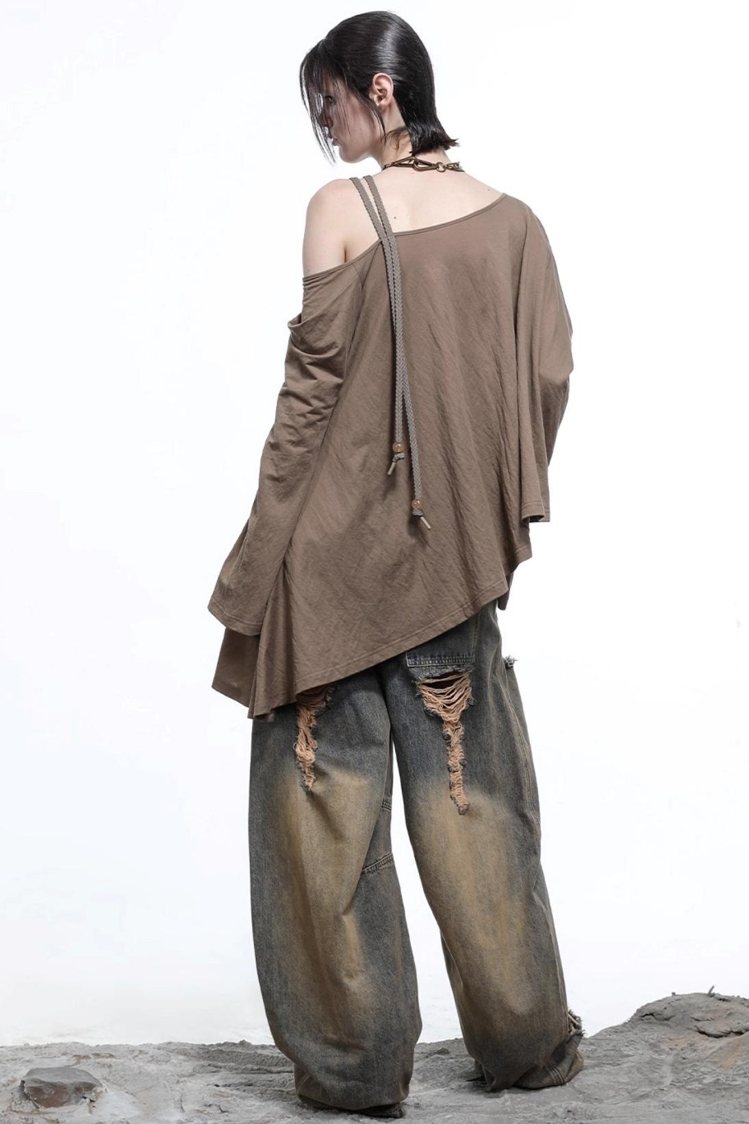 One World Contemplation Long-sleeved T-shirt