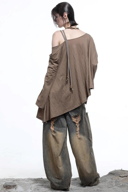 One World Contemplation Long-sleeved T-shirt