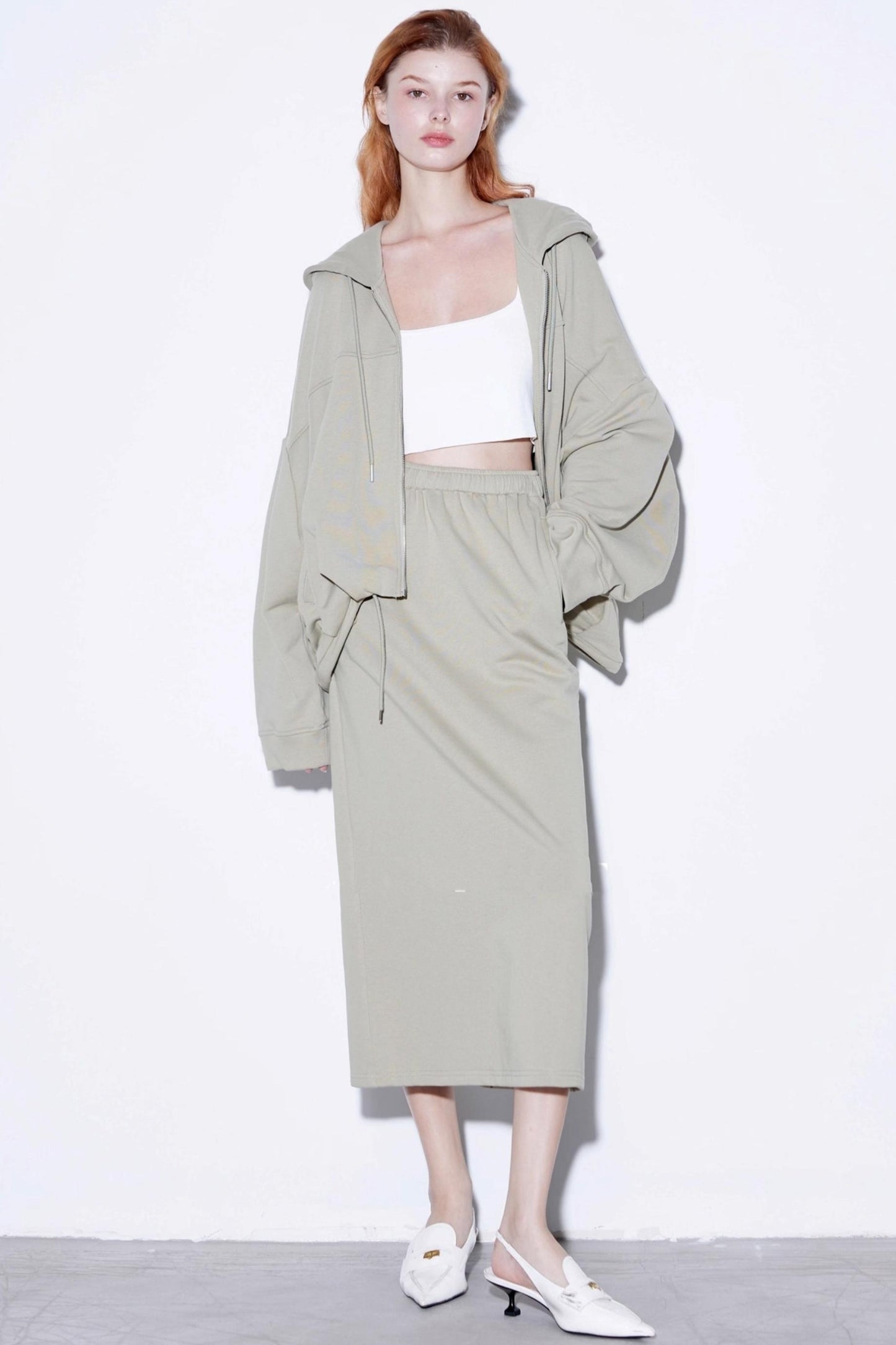 Comfort Cloud Cotton Hooded Sweatshirt Set-Up