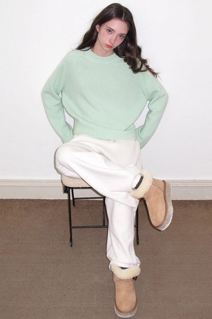 Fleece Mist Knit Pants