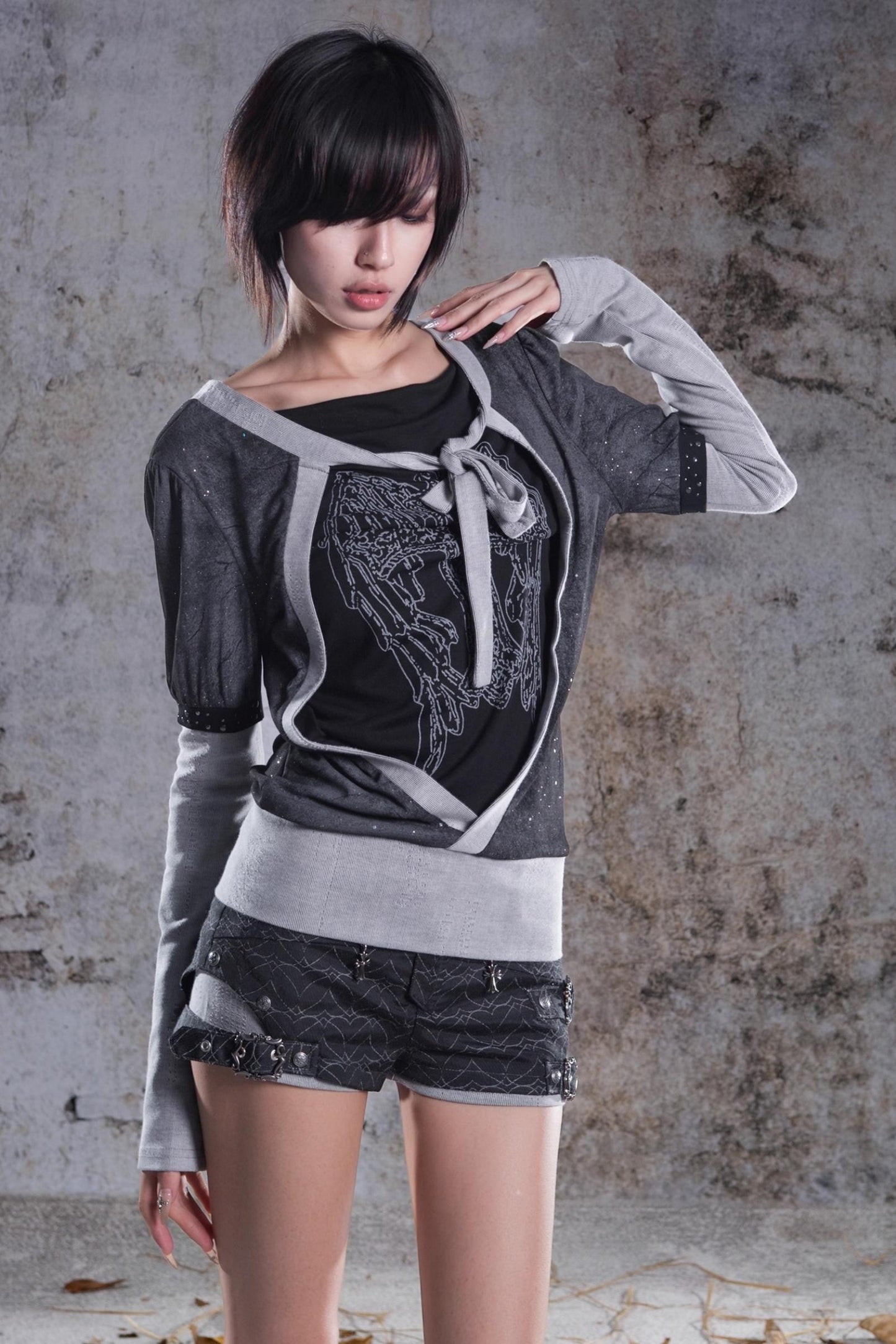 Original V-Neck Knitted Top