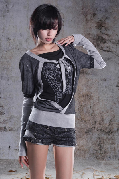 Original V-Neck Knitted Top