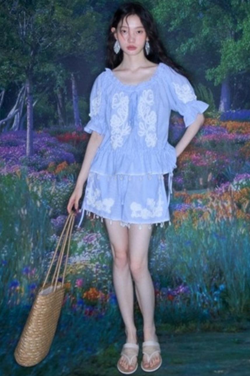 Bloom Embroidered Set-Up