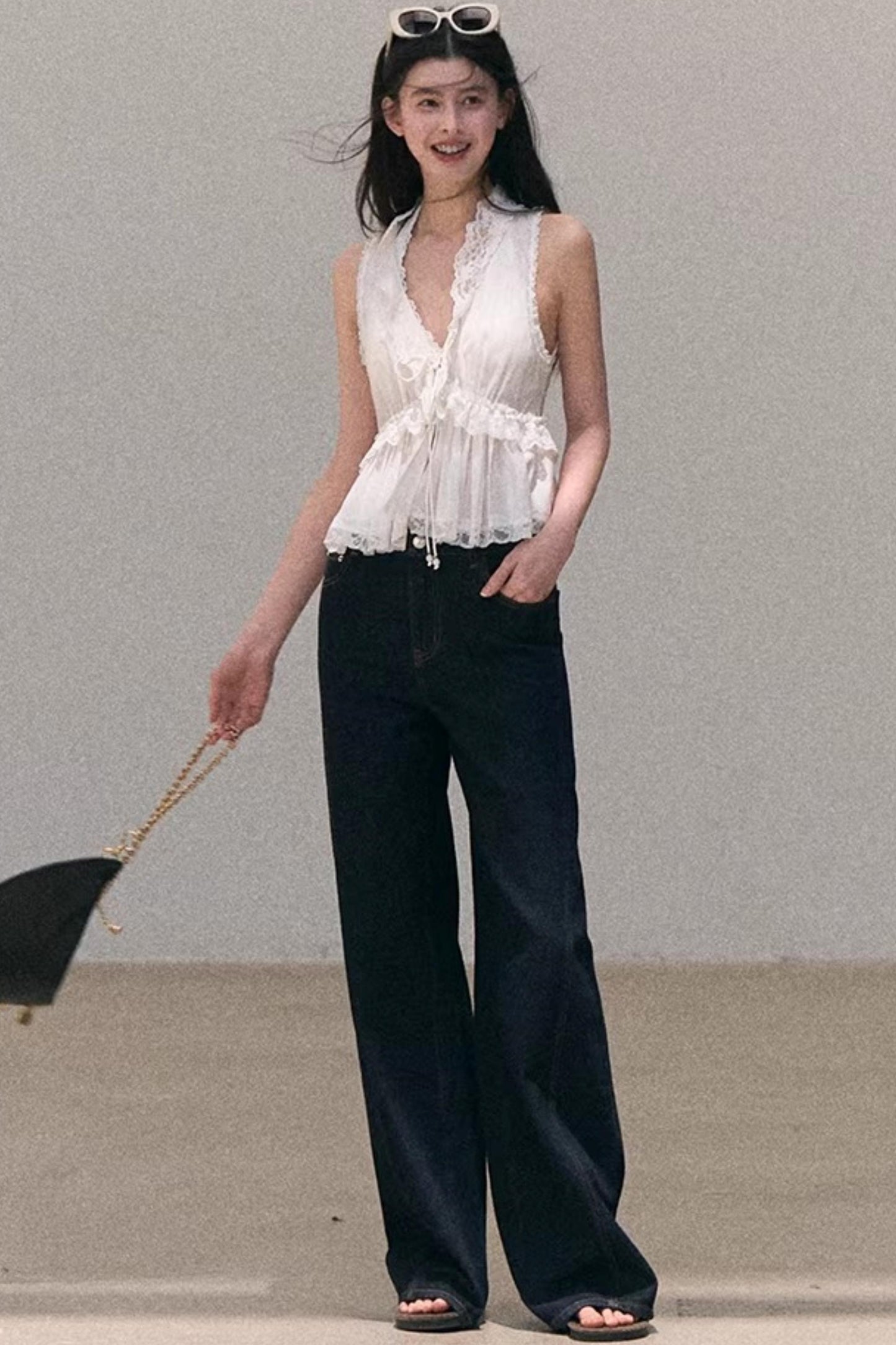 Sun-Kissed Floral Denim Set-Up