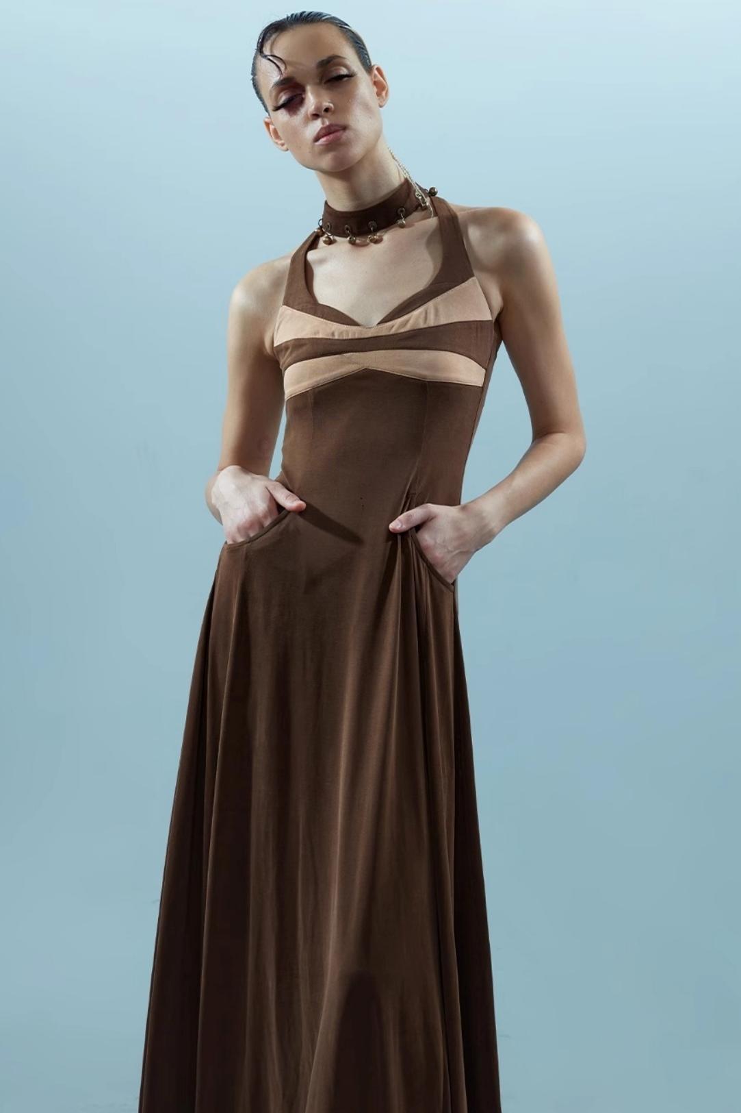 Celestial V-Neck Dress