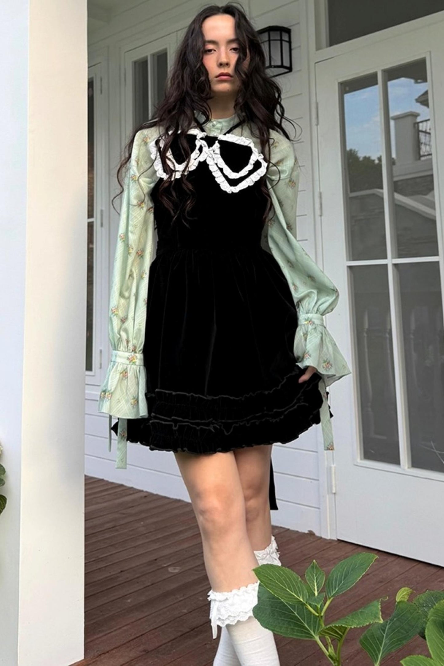 Fairy Tale Jacquard Puff Shirt