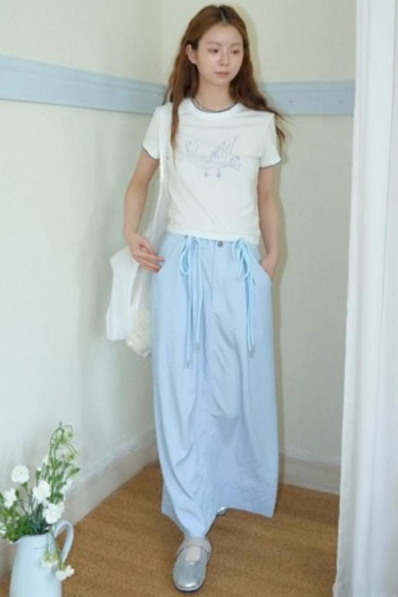 Tencel Parent-Child Short-Sleeved T-Shirt