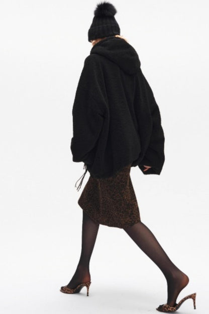 Leopard Print Fishtail Skirt