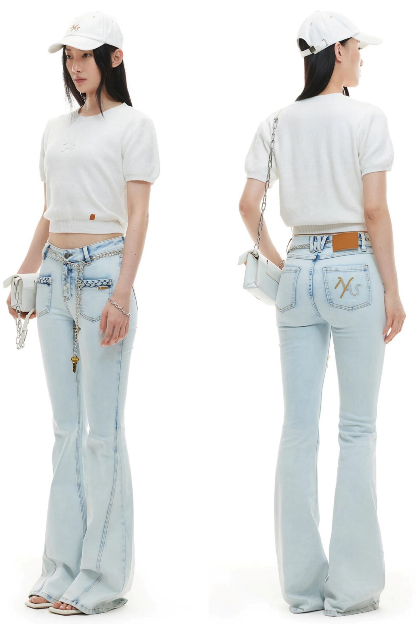 Embossed Pony Knit Tee