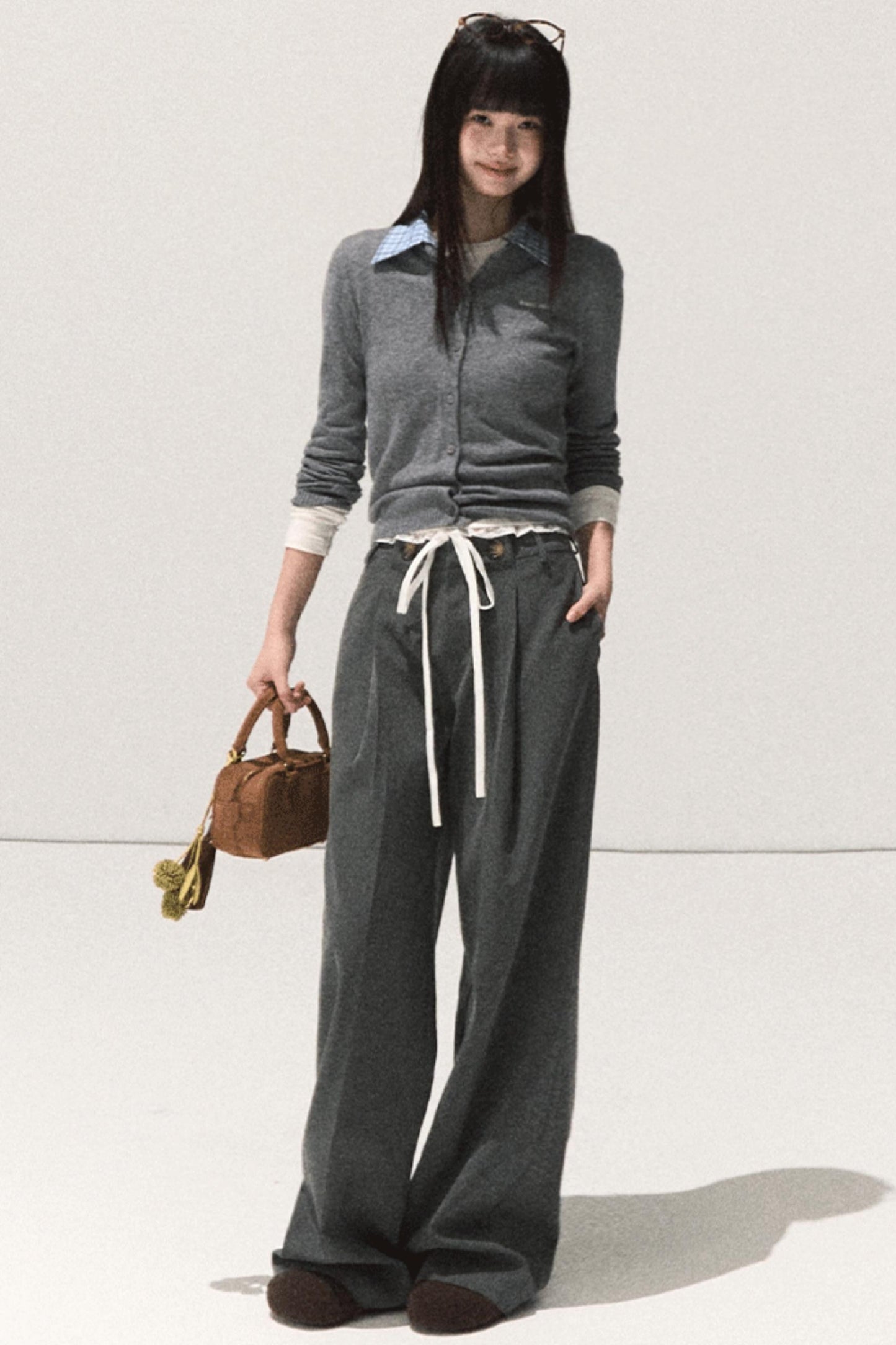 Good Weather Lace Slim Waist Long Sleeve T-Shirt