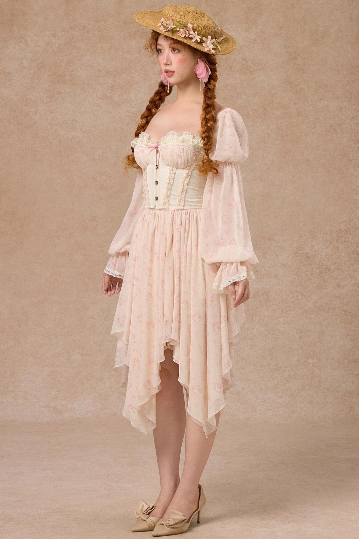 Custom Jacquard Corset Top