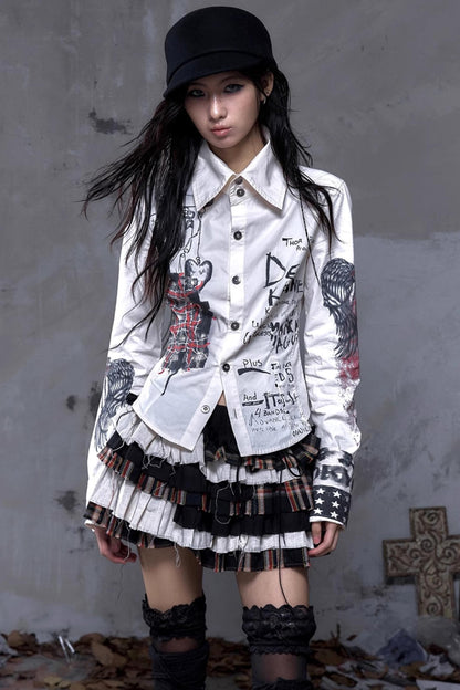 Vintage Rebel Slim Fit Long Sleeve Shirt