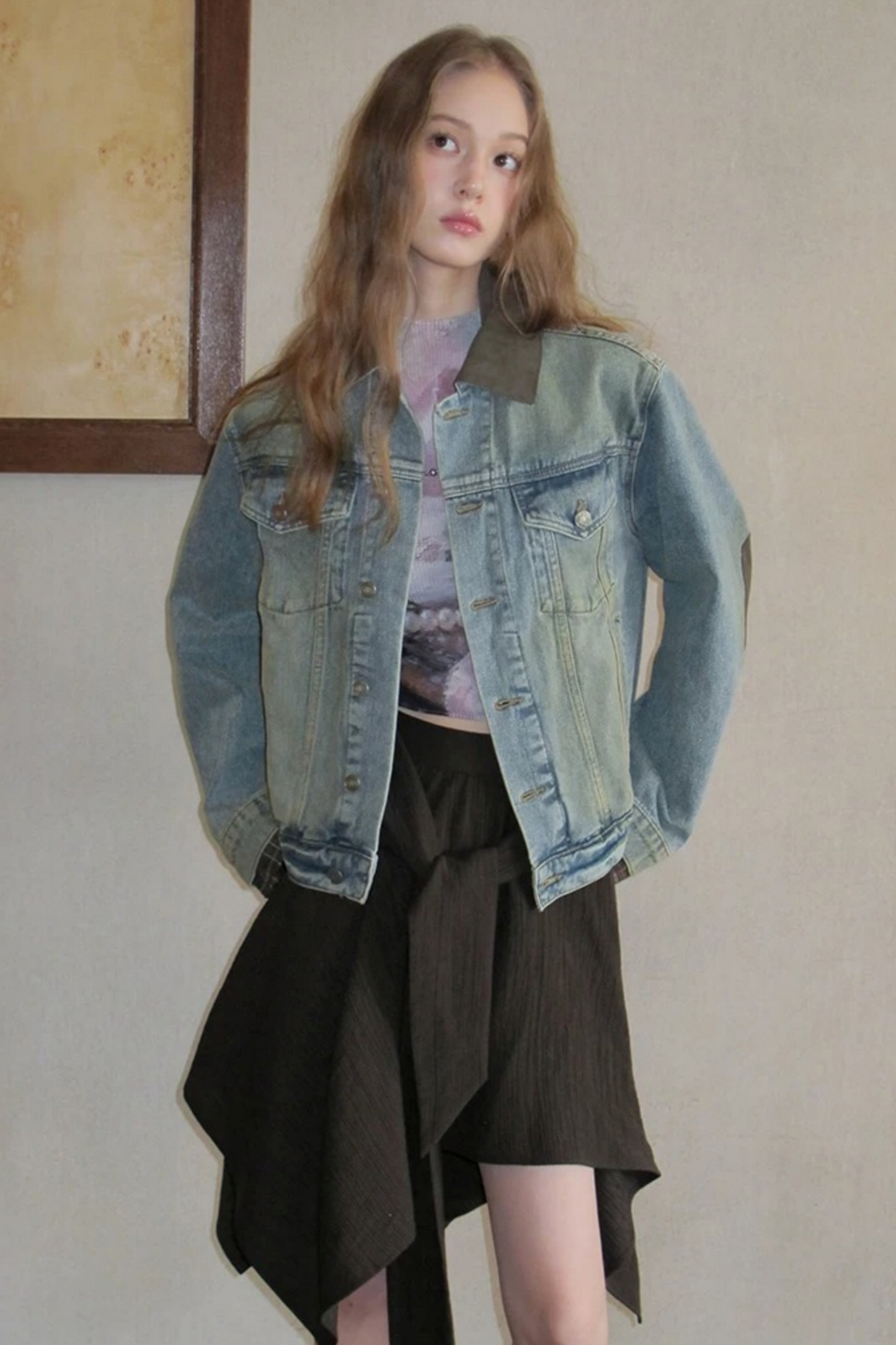 Poetic Rococo Asymmetrical Skirt