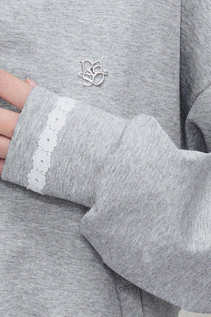 Drape Hoodie Sweater Dress