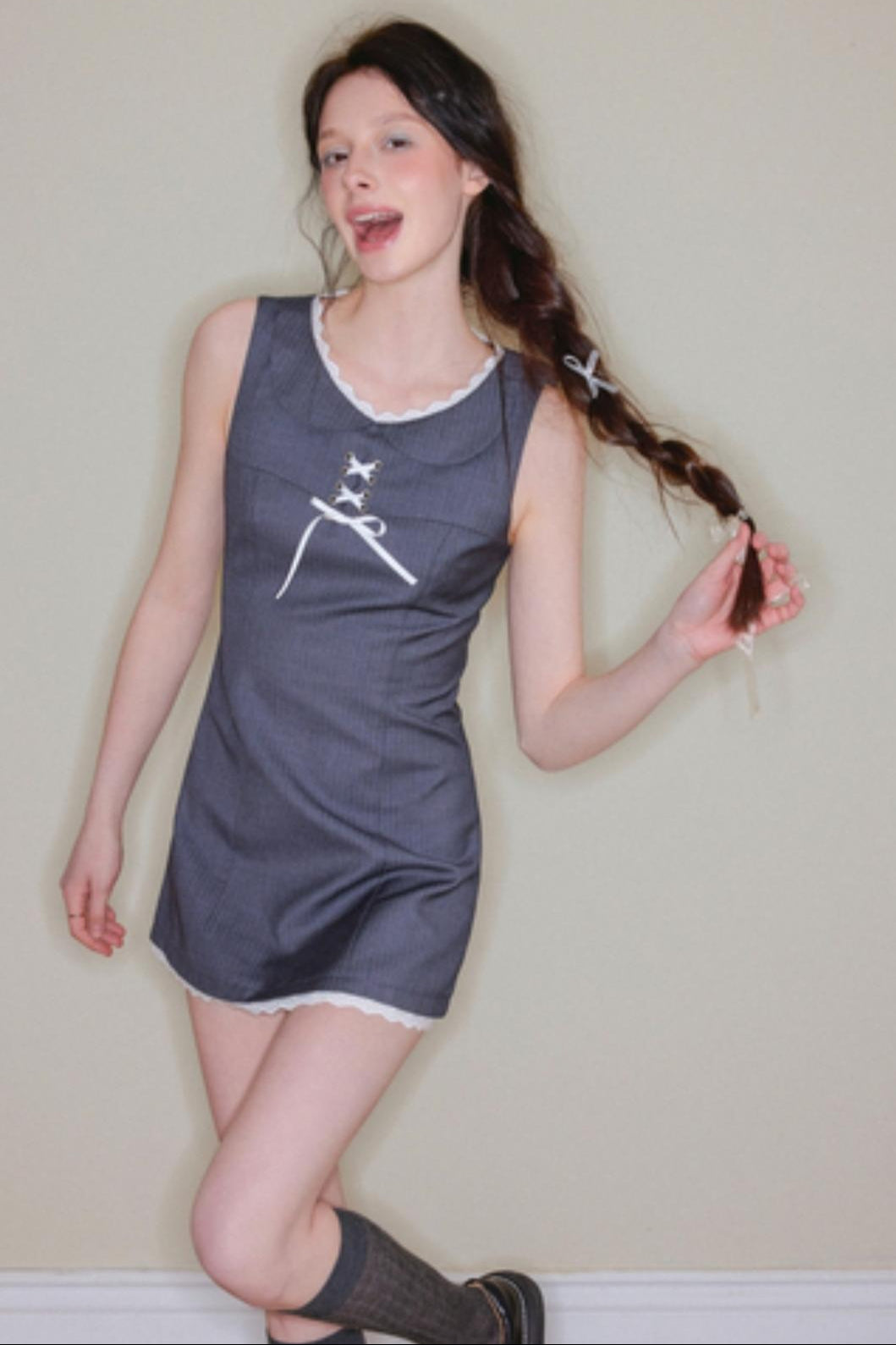 Vintage Tie-Doll Dress