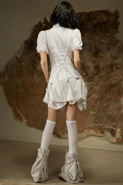 Retro Palace Puff Sleeve Blouse
