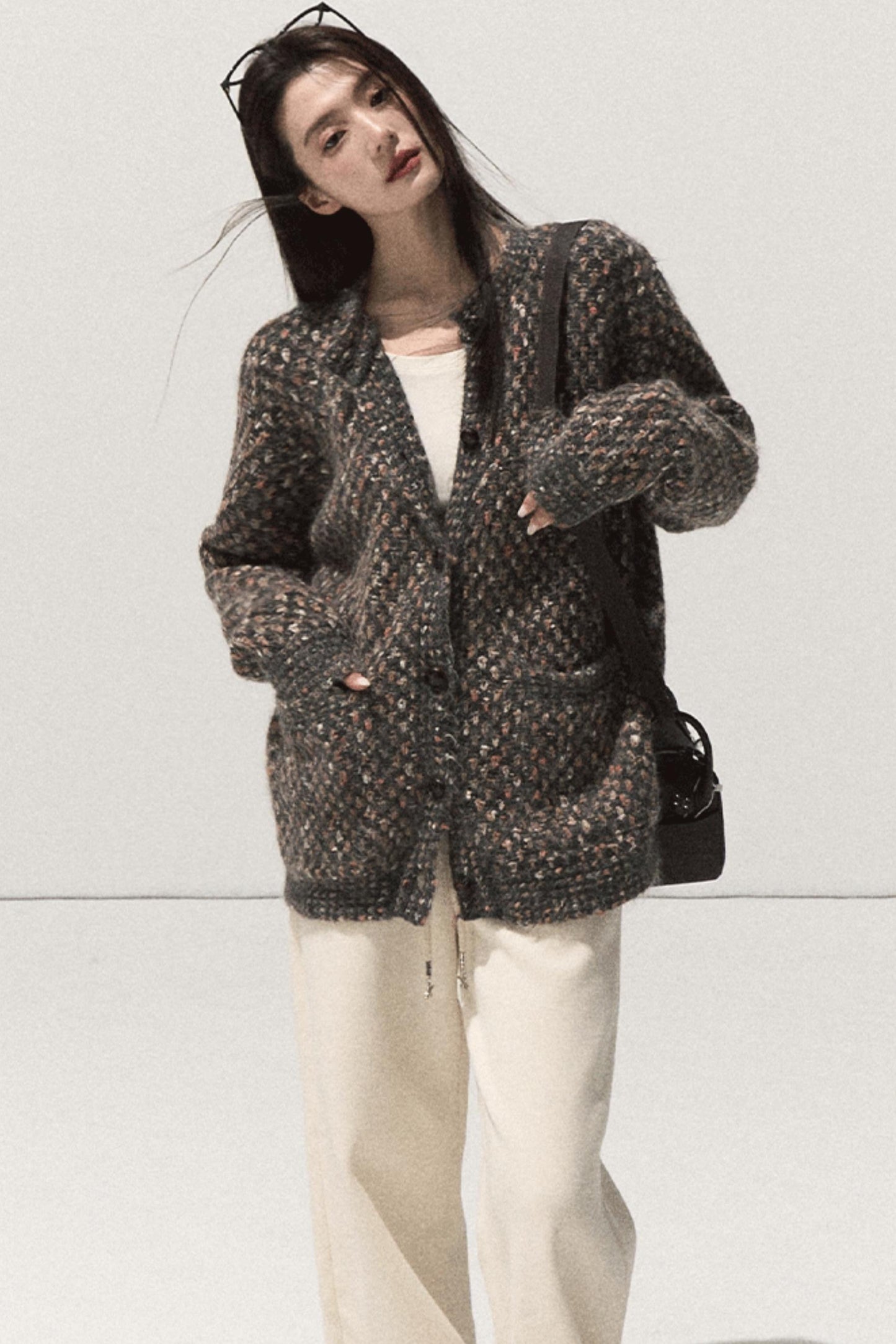 Wool Slim-Fit Lace Top