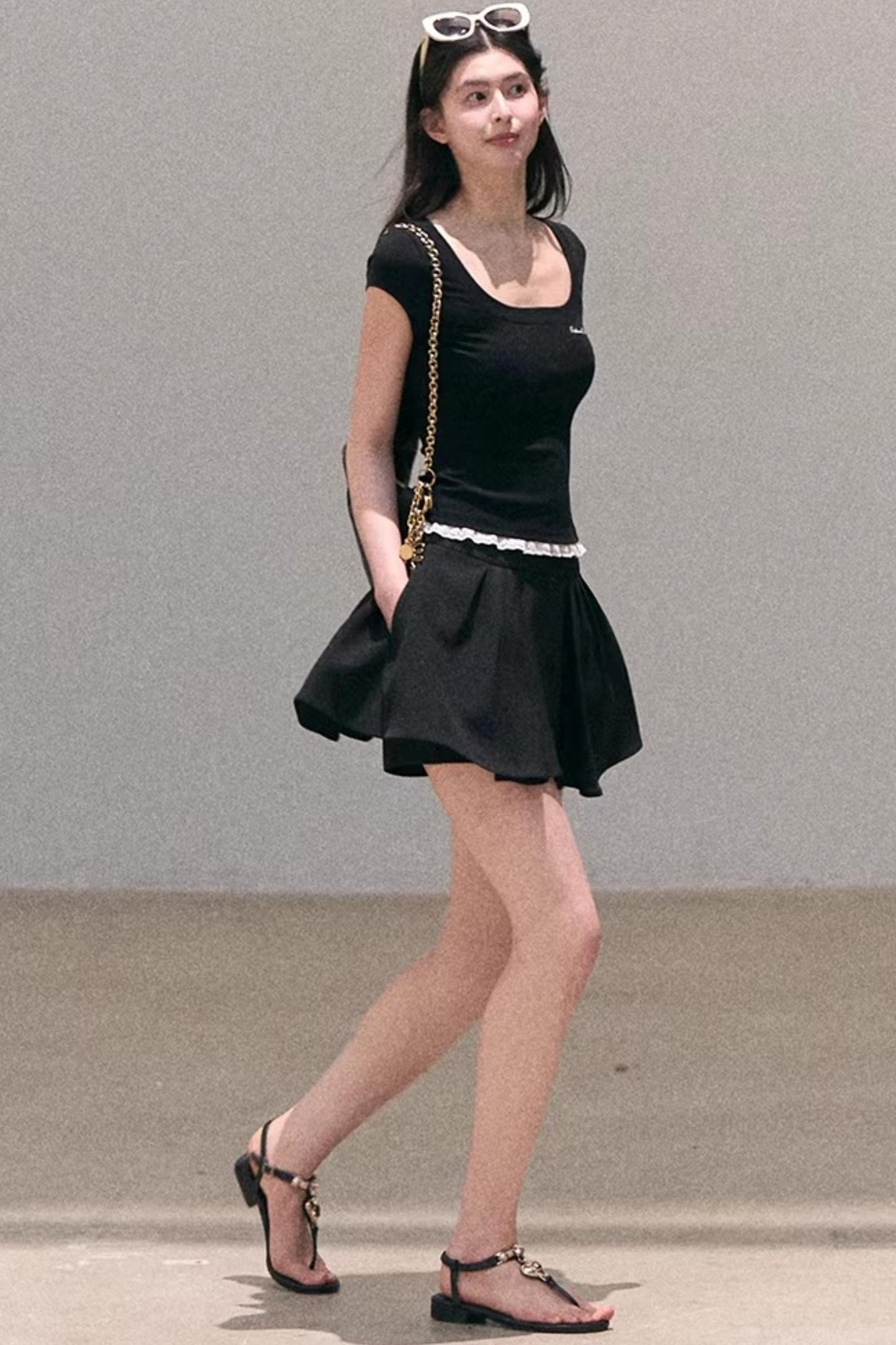 Lace Bohemian Short-Sleeve T-Shirt