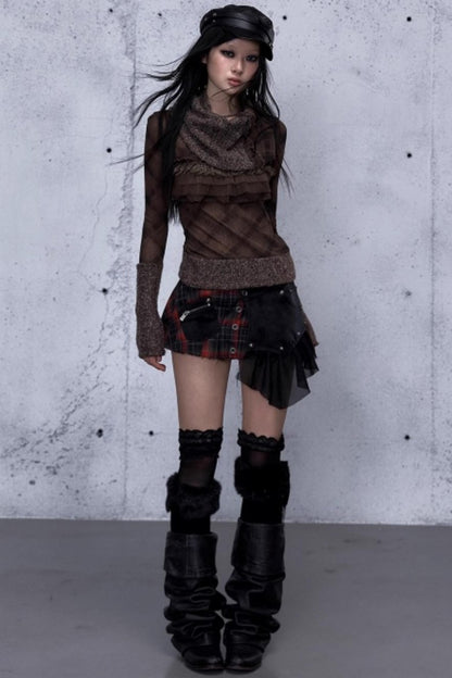 Vintage Retro Wool Knit Sweater