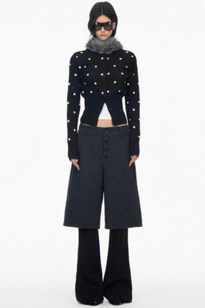 High-End Layered Bootcut Pants