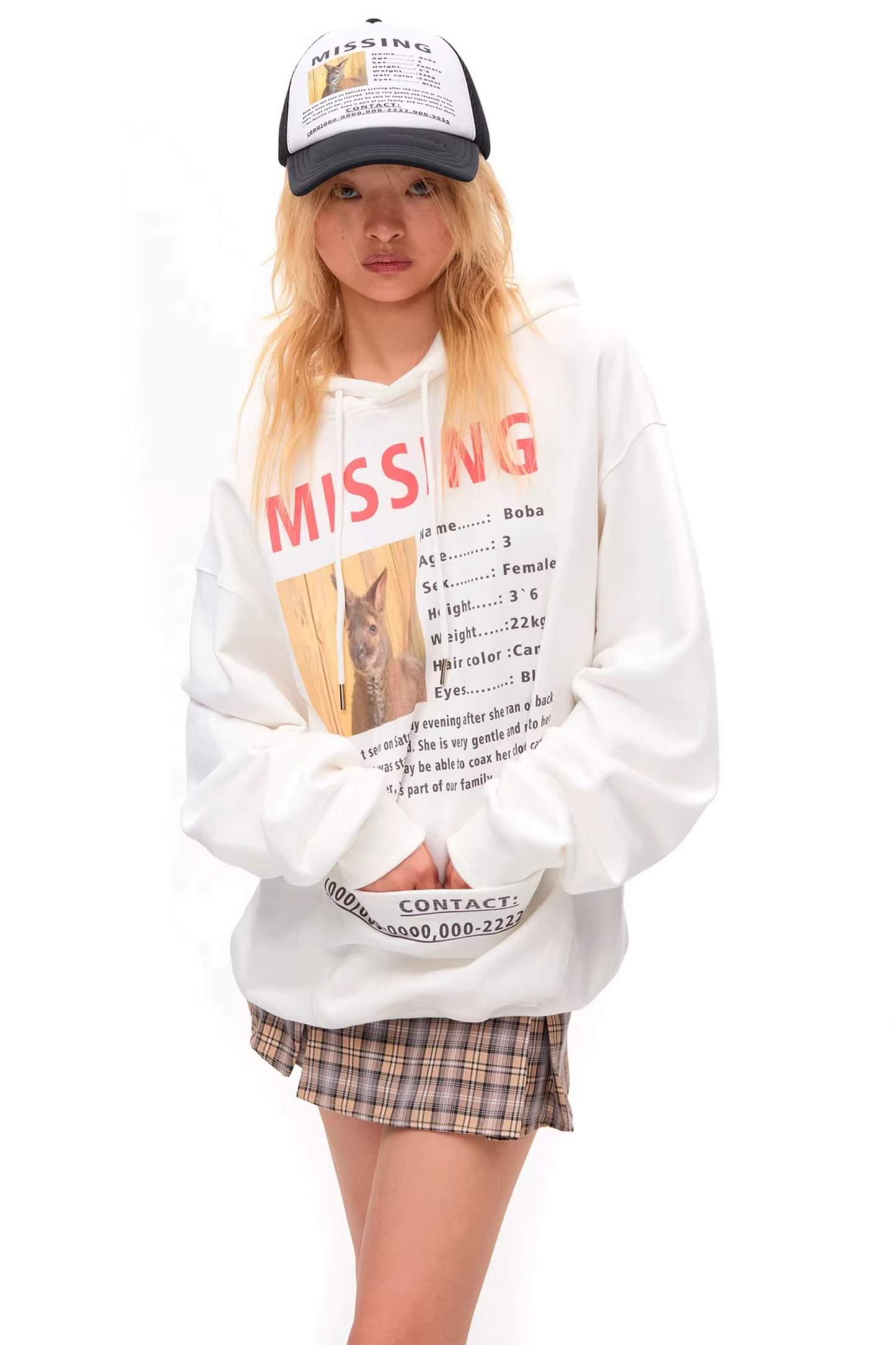 Känguru-Hinweis-Sweatshirt