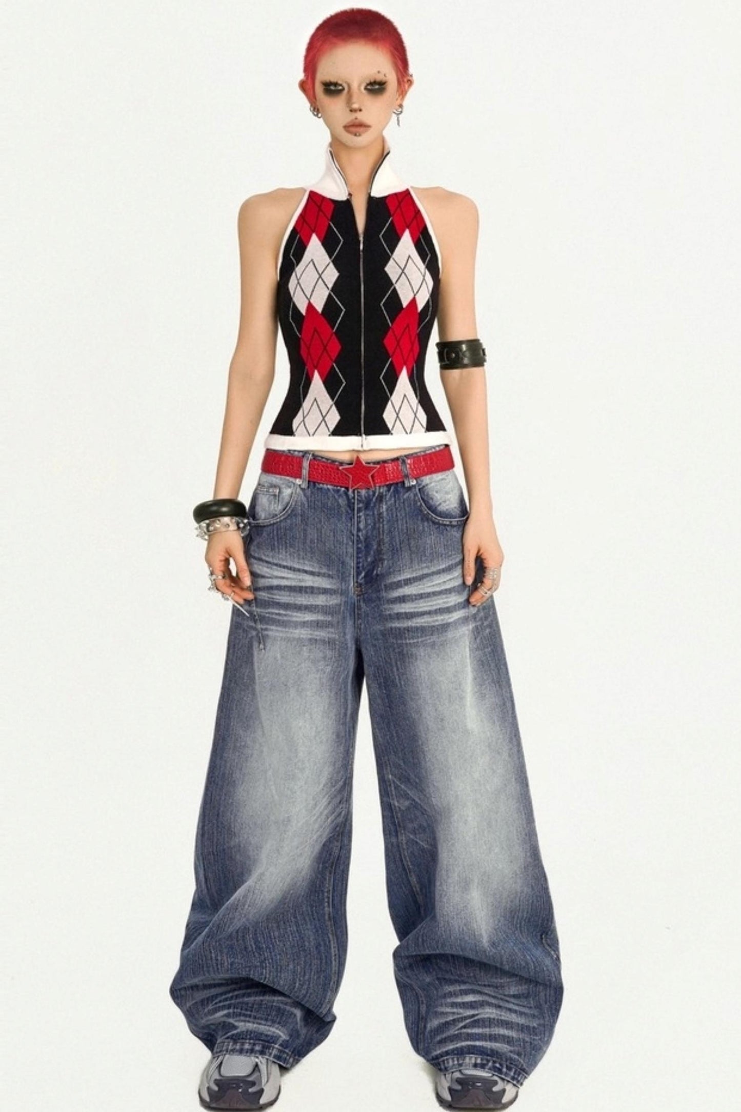 American Vintage Denim Wide-leg Pants