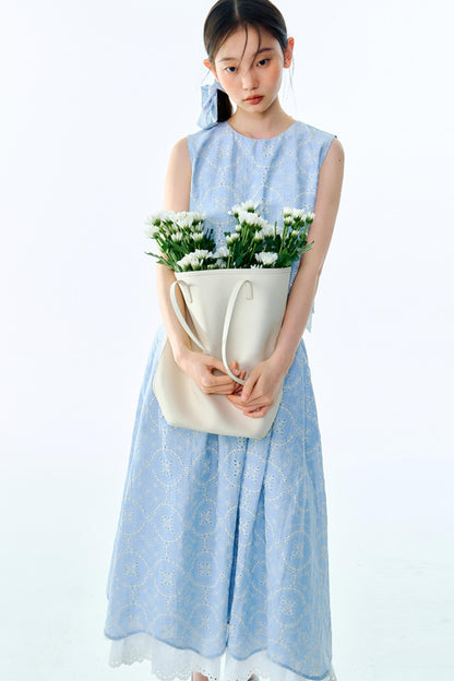 Linen Blend Top & Skirt Set-Up