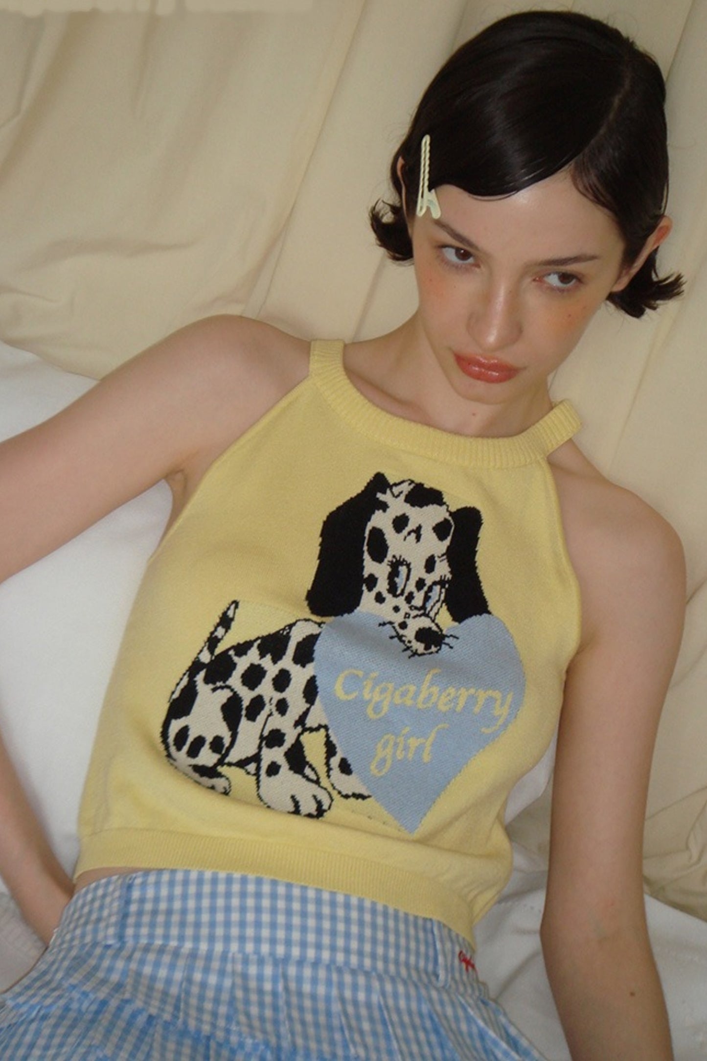 Yellow Dalmatian Puppy Top
