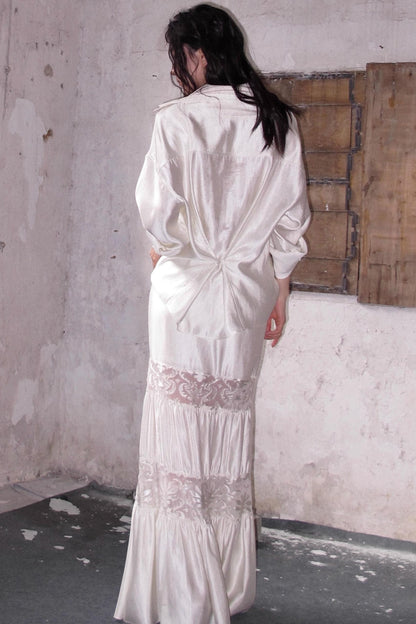 Patchwork Lace Mermaid Skirt