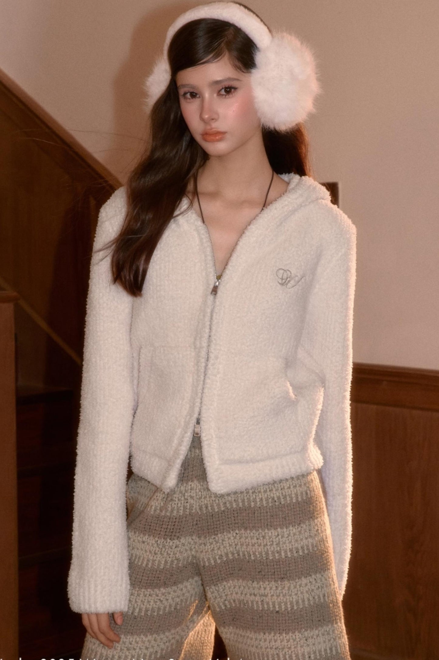 Retro Knit Winter Shorts