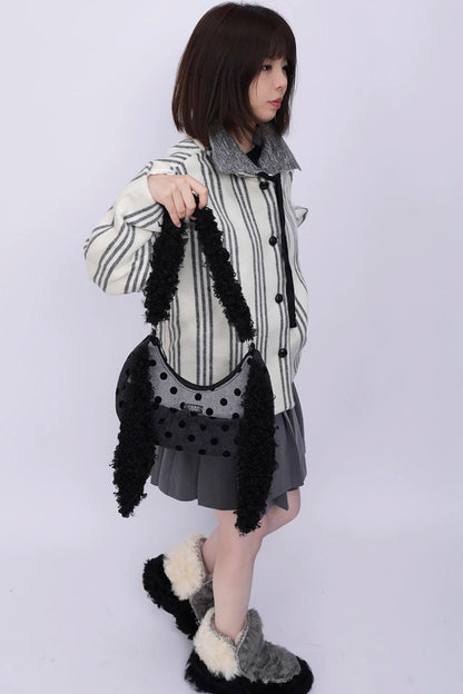 Rabbit Plush Crossbody Bag