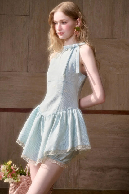 Sea Salt Blue Dress Set