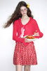 Rot - Strickjacke