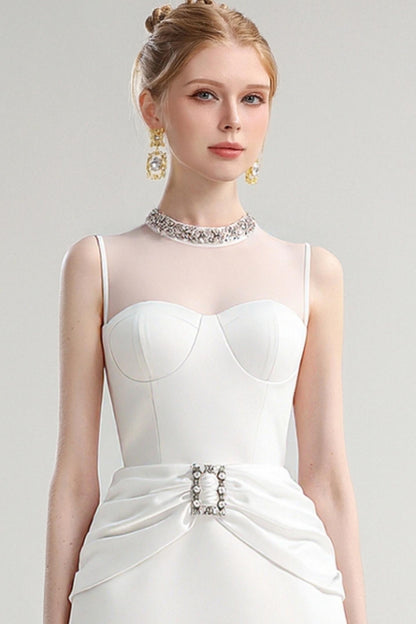 Chic Drill Collar Bodycon Dress