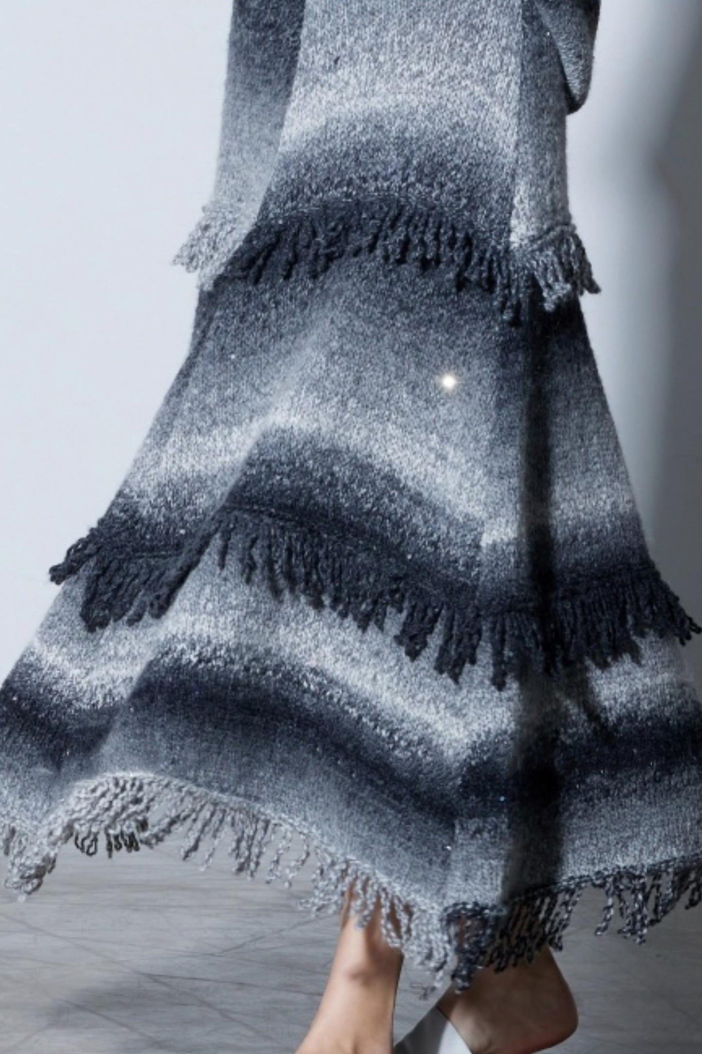 Heavy Wool Gradient A-Line Suit Set-Up