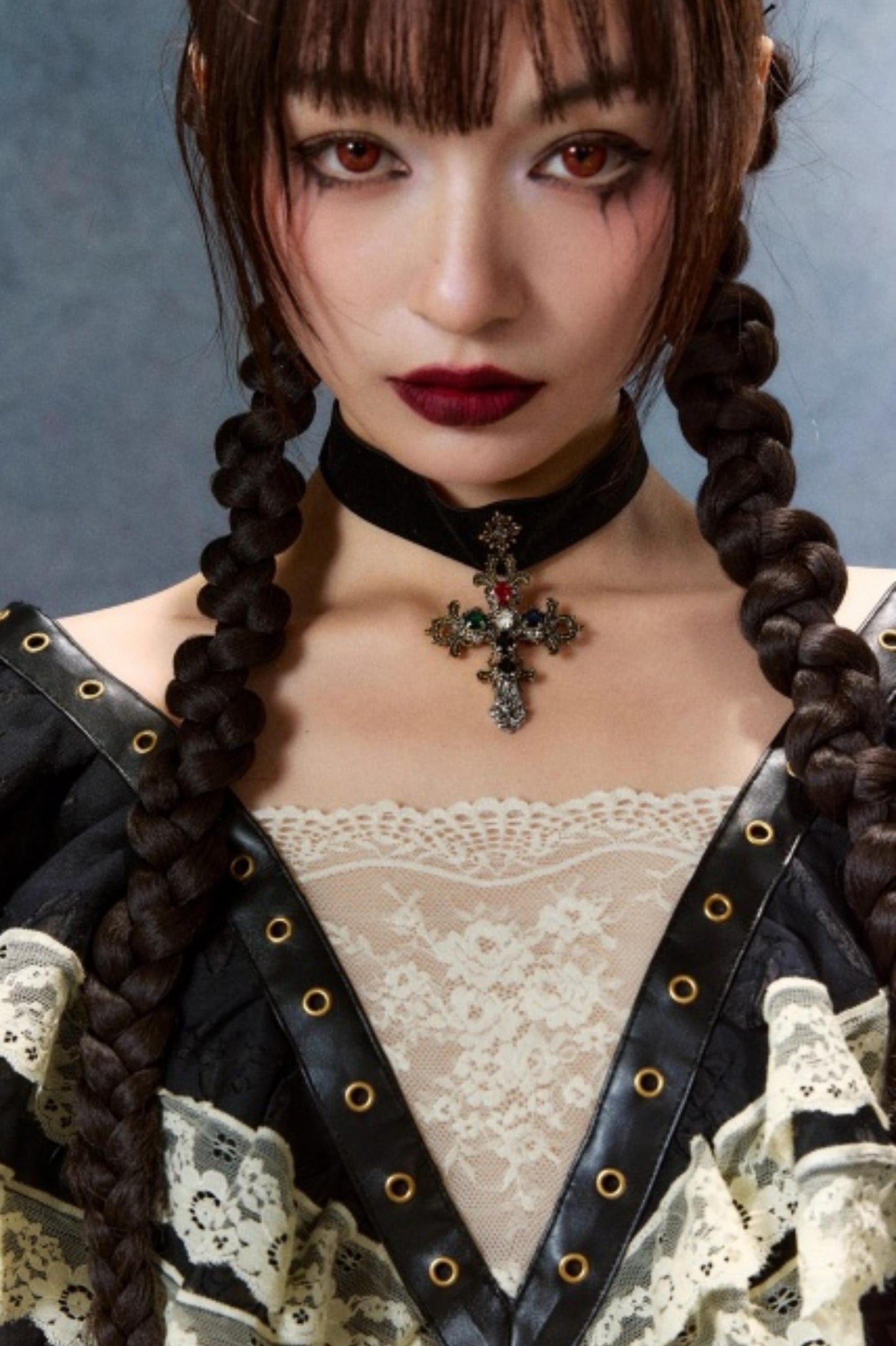 French Courtly Halloween Dress Set-Up