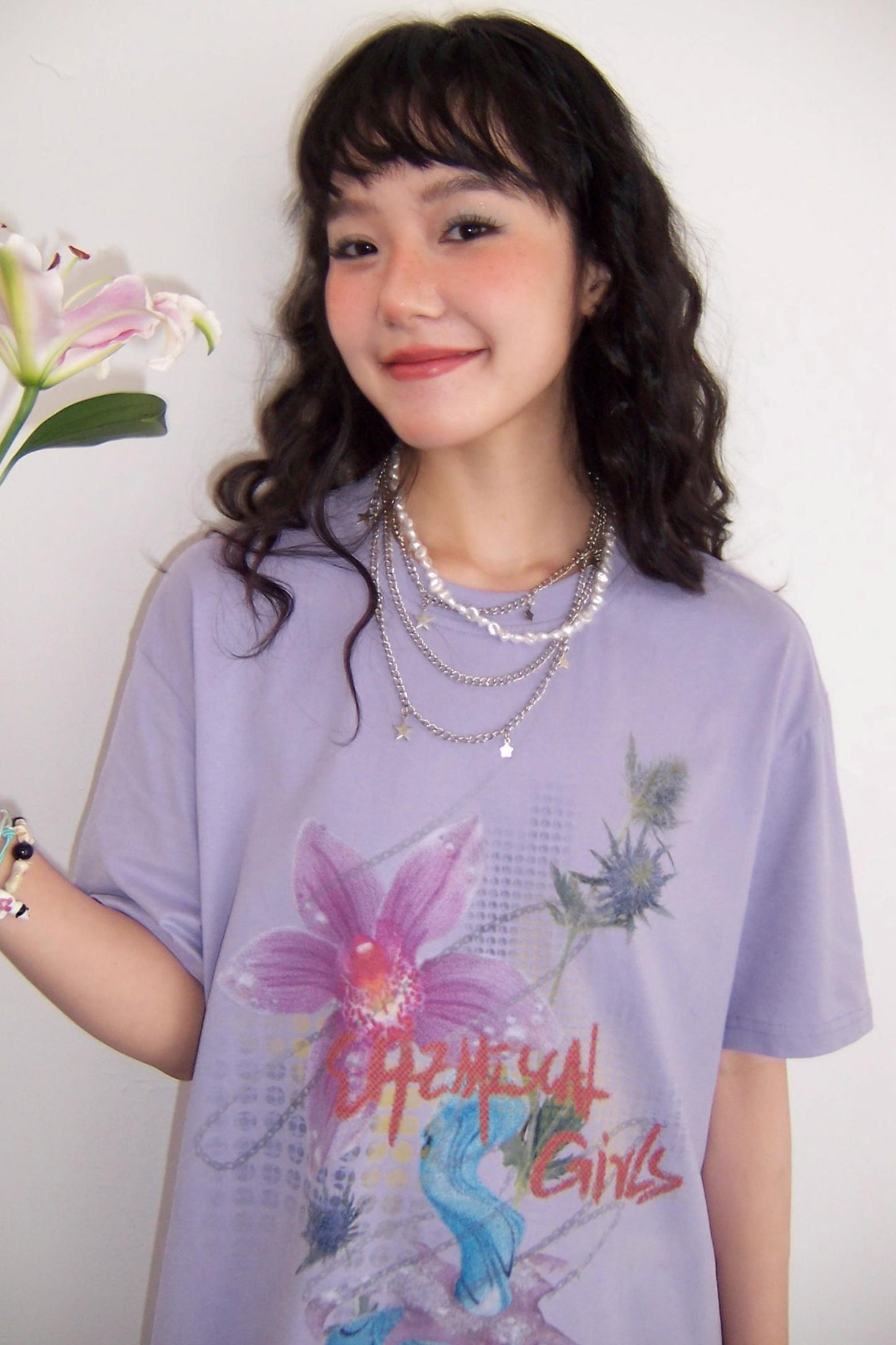 Flower Room T-Shirt Dress