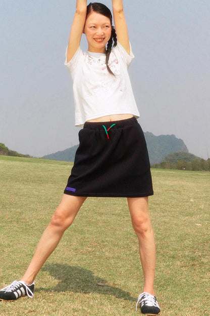 Light Gray Polka Dot Tee