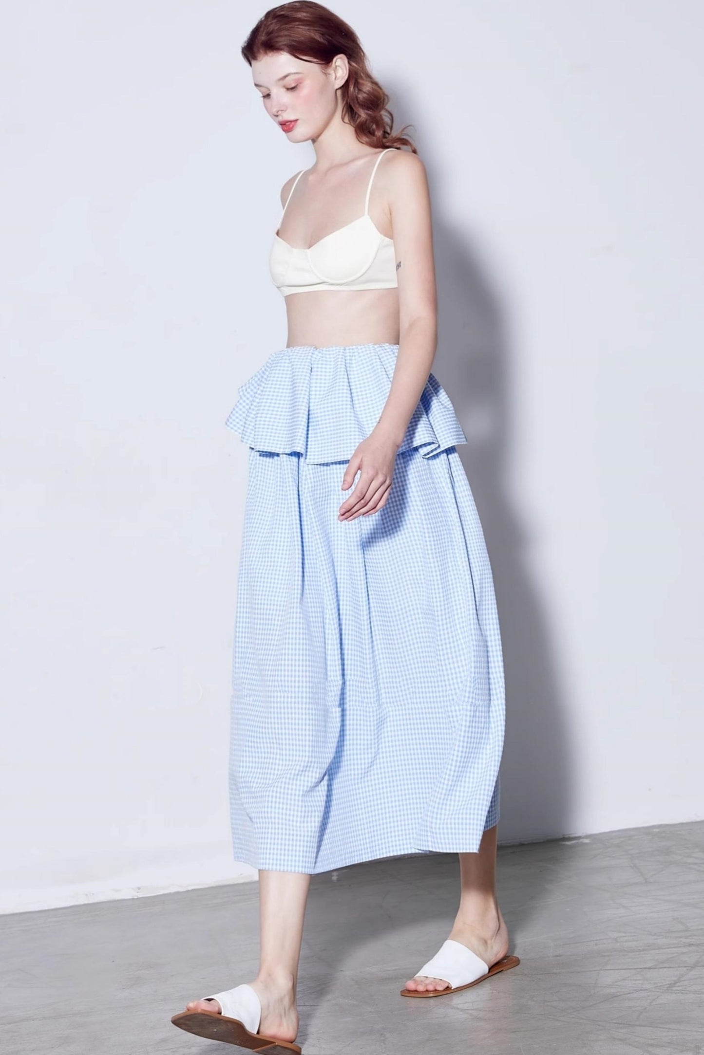 Summer Checkered Skirt