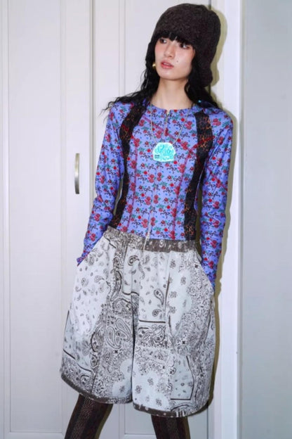 Vintage Leopard Velvet T-Shirt