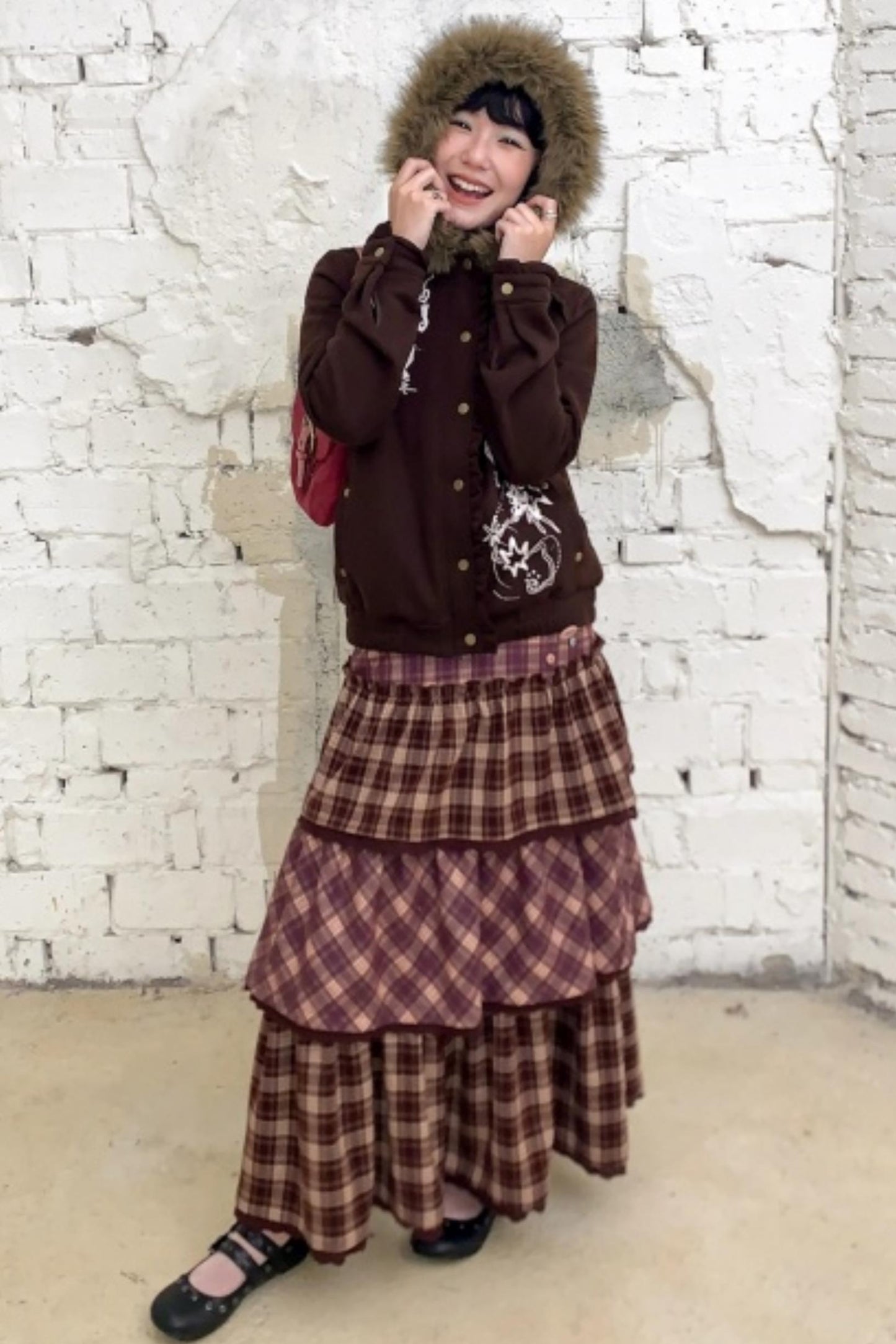 Caramel Hazelnut Lace Skirt