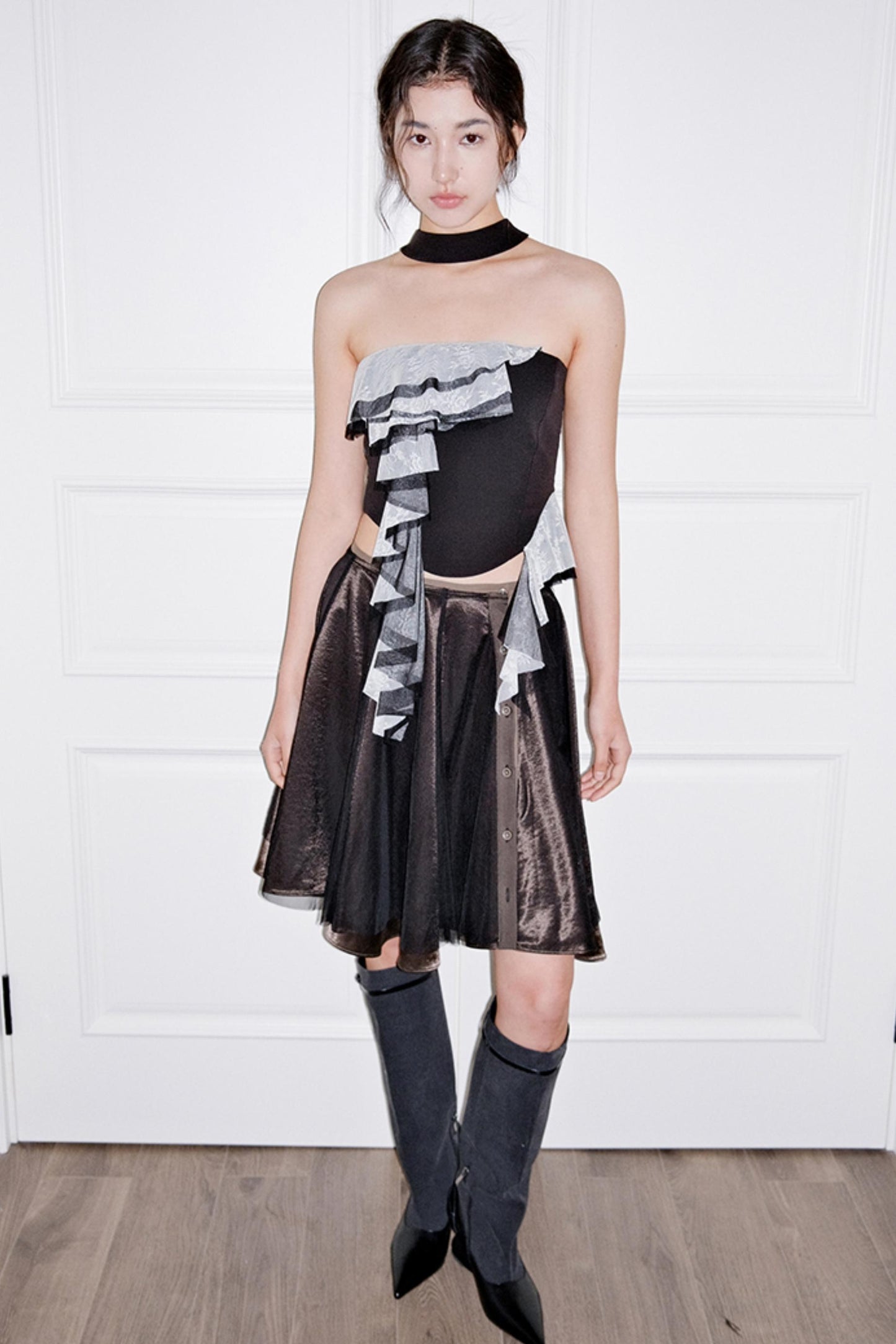 Classic Lace Halter Top