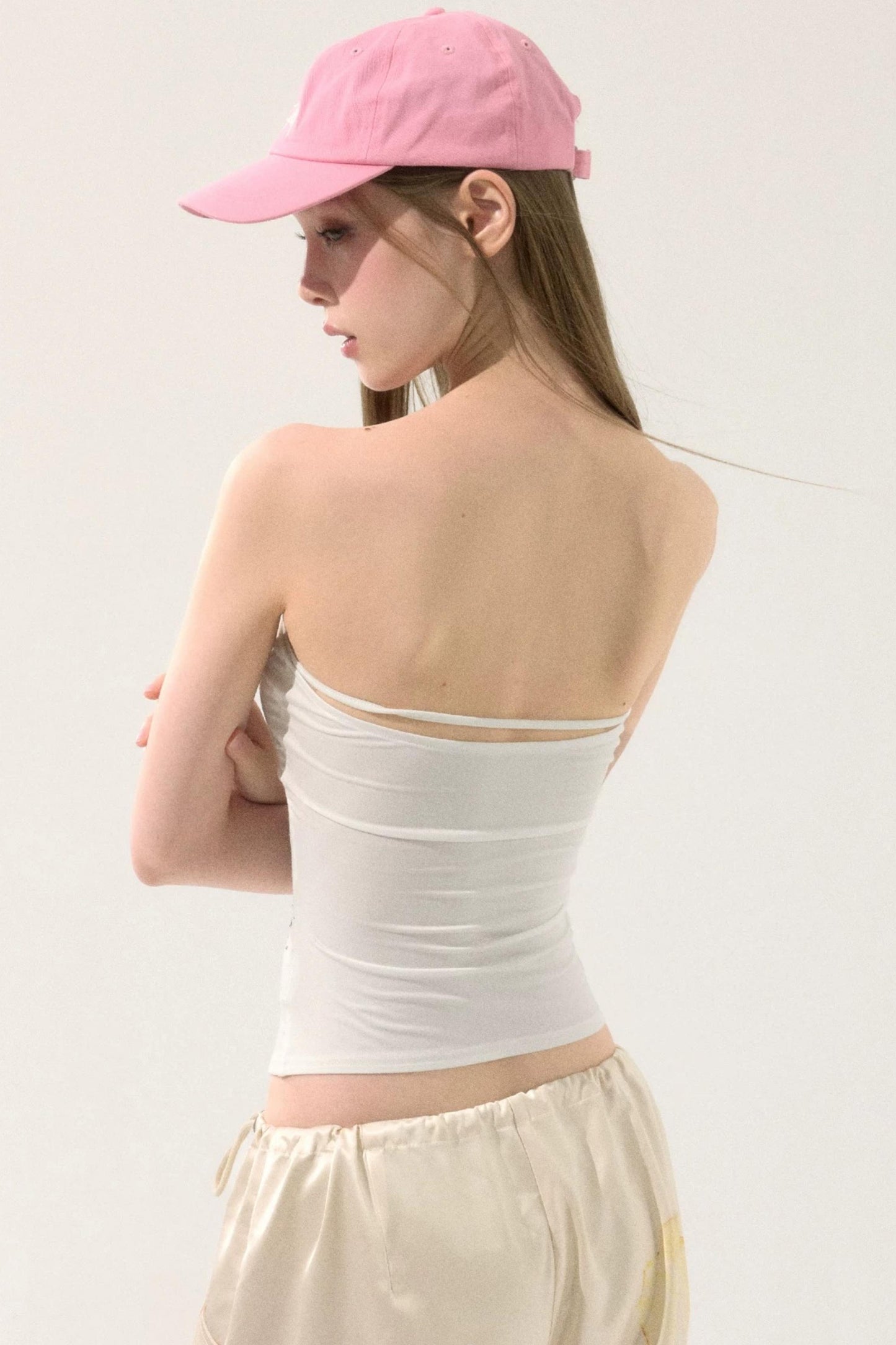 Rhinestone Twist Tube Top
