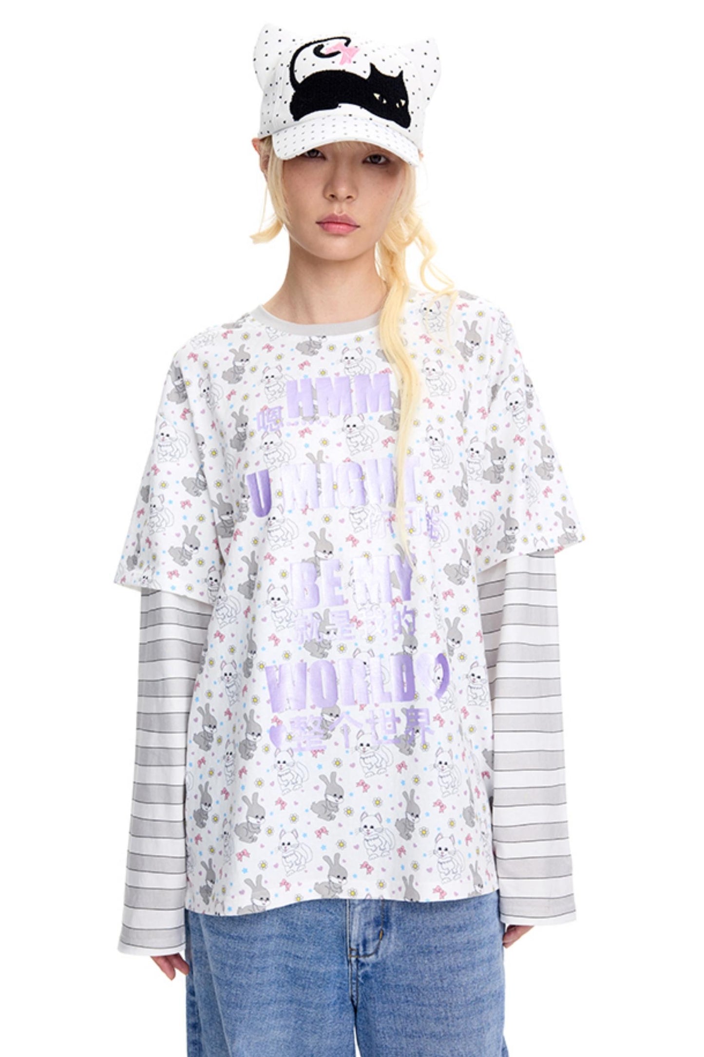 Cat Style Peaked Cap