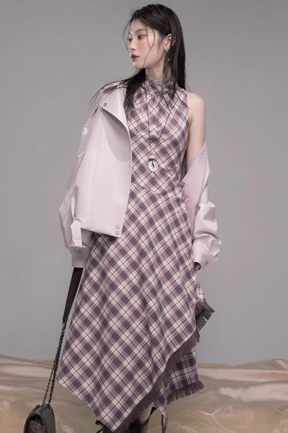 Rio Mist Purple Leather Jacket