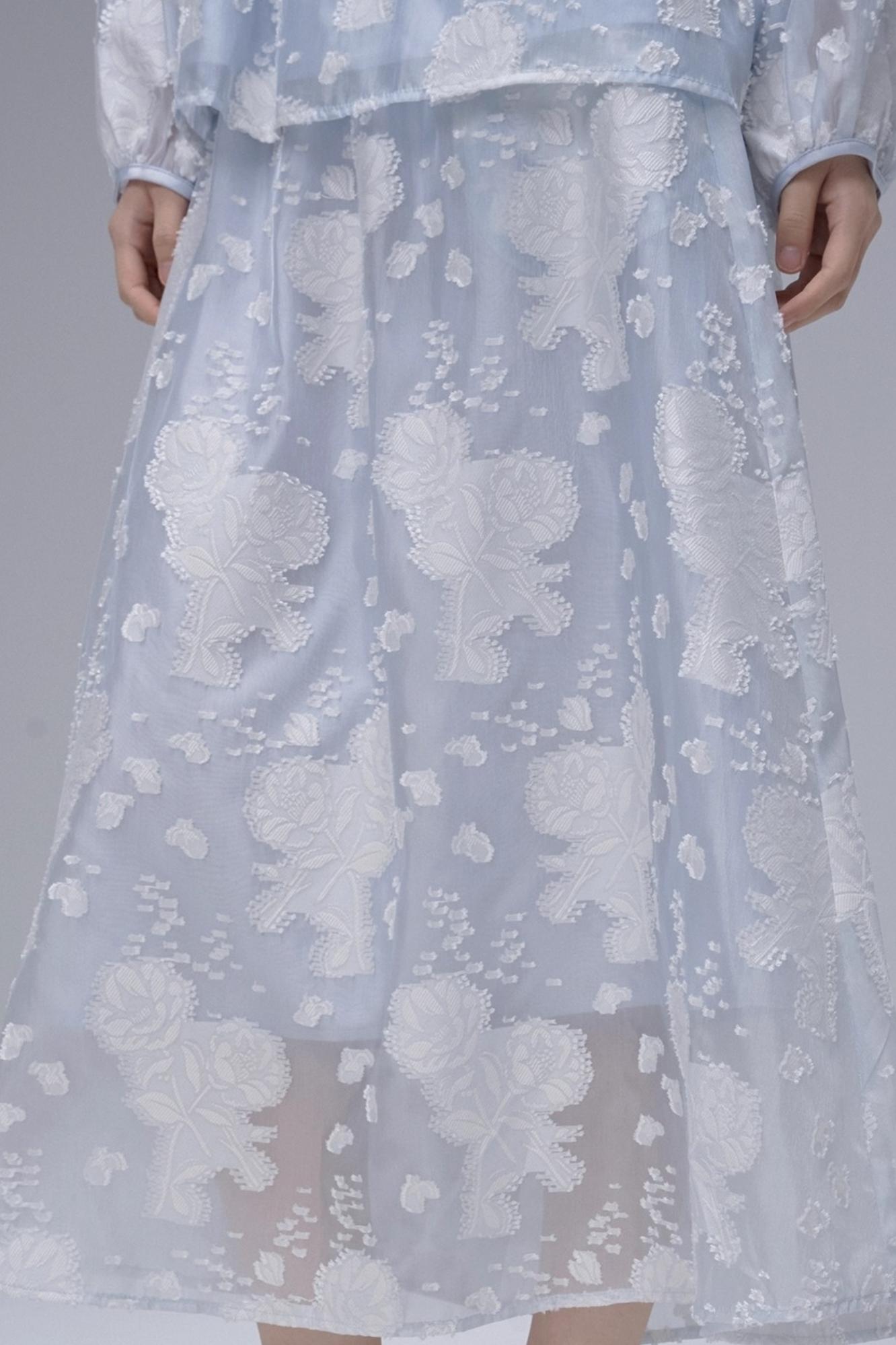 Autumn Jacquard Skirt Set