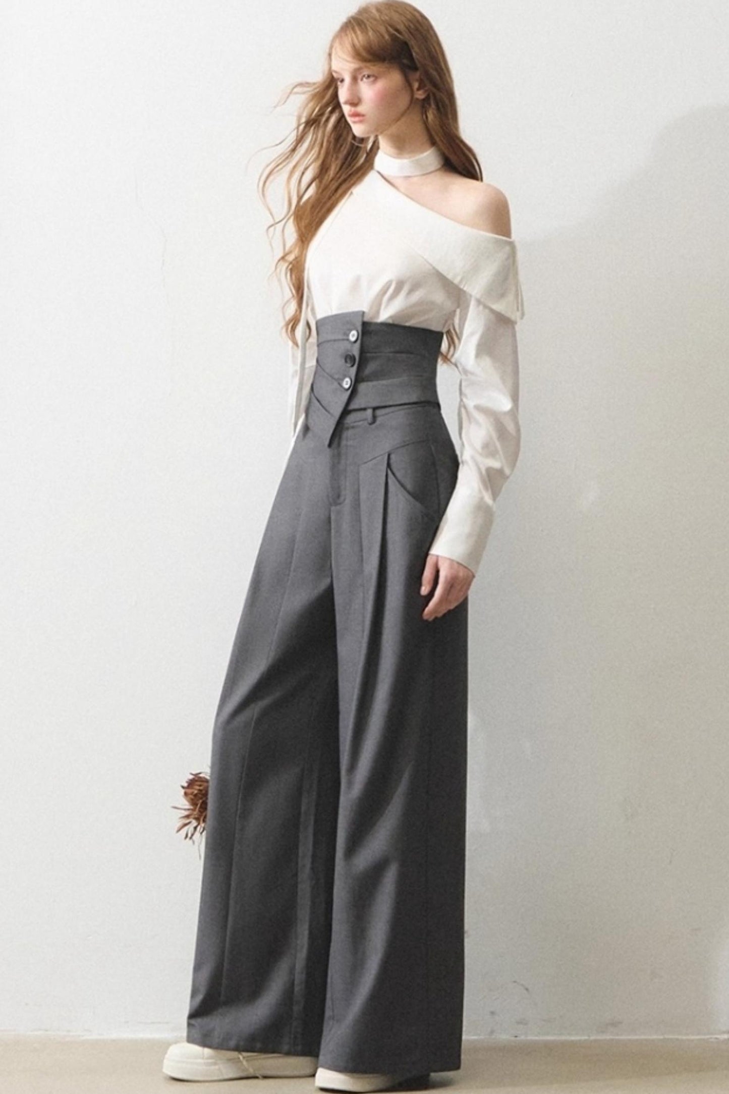 Mint Asymmetrical Shirt Set-Up