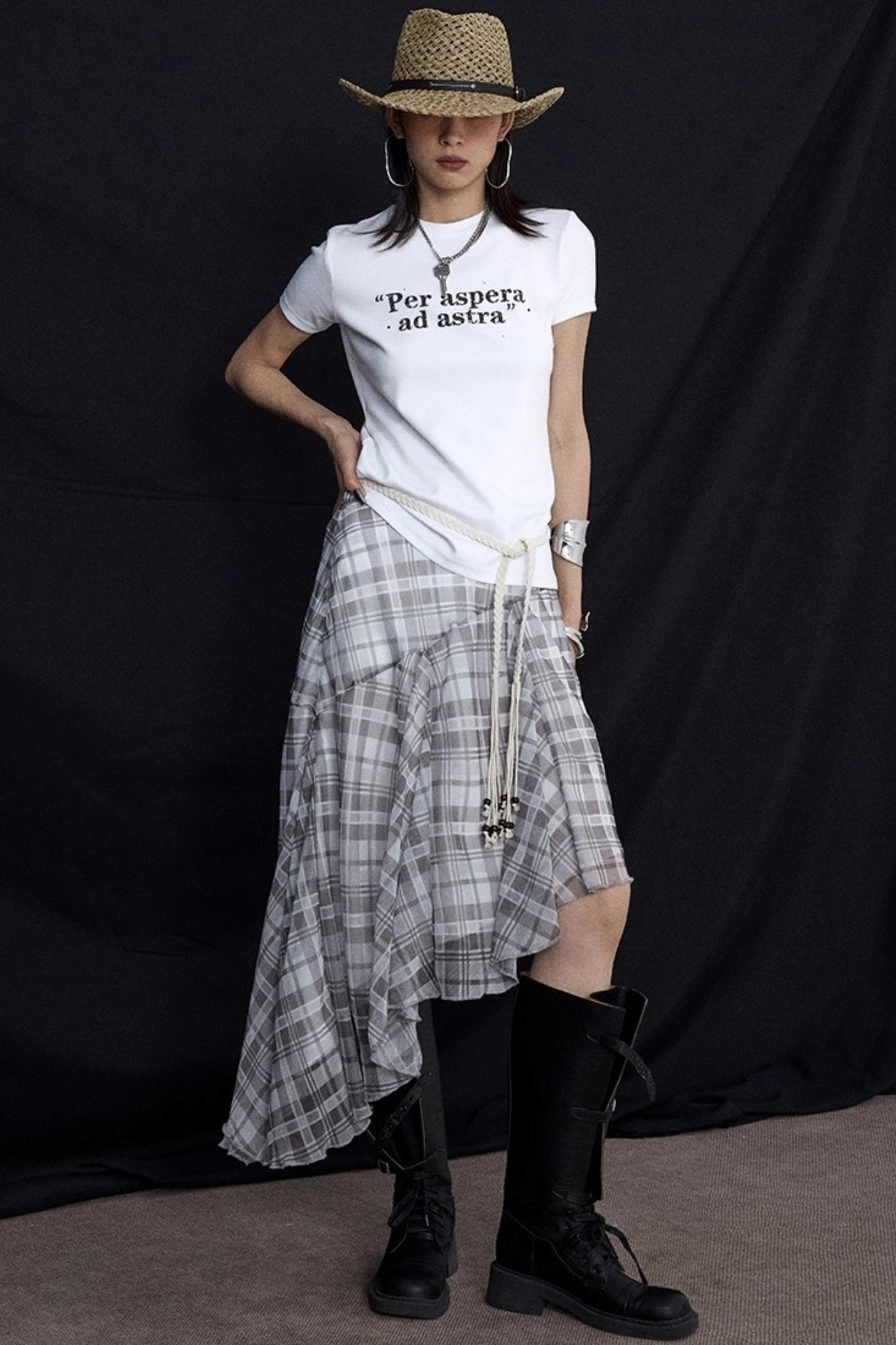 Summer Ruffled Irregular Skirt